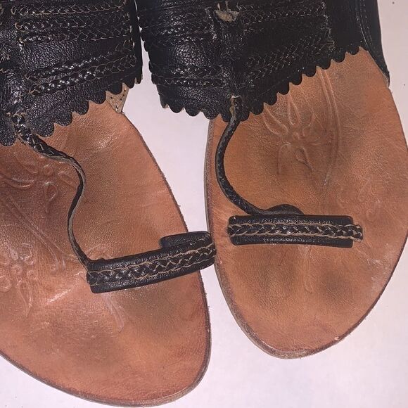 𝅺ON You a feet Leather Flip Flop Thong Sandals Shoes - Picture 4 of 8